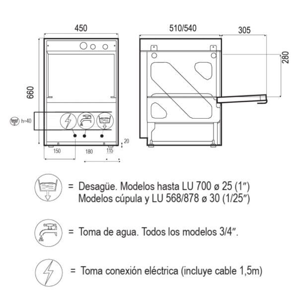 comprar lavavasos hosteleria nikrom e 2000 lavavasos industrial grupo granita fuerteventura
